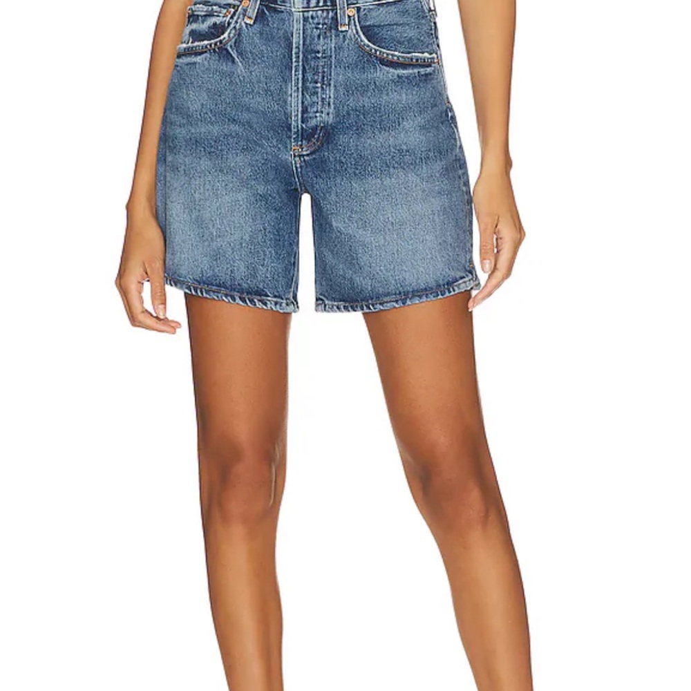 Classic Blue Denim Shorts